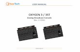 USER MANUAL - Axel Technology · 2019. 6. 12. · 3 micro/line , 3line/line, 2 telephone hybrids with conference, autofader, ... Kit 8 K Series Alps sliders with knob A103030320 OX3-NCUT