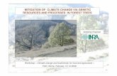 MITIGATION OF CLIMATE CHANGE VIA GENETIC RESOURCES AND PROCESSES IN FOREST TREES · 2018. 7. 14. · Θof the coolest month Différence Θsummer-winter Annual rainfall Pinus contorta