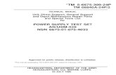 POWER SUPPLY TEST SET AN/USM-428 NSN 6675-01-075-4033*tm 5-6675-309-24p tm 08840a-24p/2 technical manual headquarters department of the army no. 5-6675-309-24p and headquarters u.s.