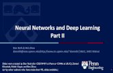 Neural Networks and Deep Learning Part IIcis519/fall2020/assets/...CIS 419/519 Fall’20 9 Receptive Fields • The receptive field of an individual sensory neuron is the particular
