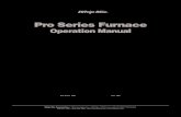 Pro Series Furnace - Whip Mixwhipmix.com/wp-content/uploads/pro-ser-5-08_WEB1.pdf · 2020. 2. 10. · 2 Pro Series Furnace Operations Manual Accessories Warranty United States and