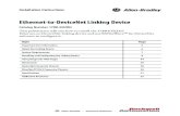Ethernet-to-DeviceNet Linking Device Installation InstructionsEthernet-to-DeviceNet Linking Device 5 Rockwell Automation Publication 1788-IN055C-EN-P - September 2011 Environment and