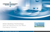 Heat-Sealing Technology Peel-Off Solutions for the Metal Packaging ... - Leonhardt … · 2016. 8. 25. · RHO IV . from Blema Kircheis • indexed machine in rotary design • performance