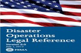 describes the legal authorities for FEMA’s readiness ... Assistance...June 2013 The Second Edition of the Disaster Operations Legal Reference (DOLR 2.0) describes the legal authorities