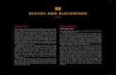 BLOCKS AND BLOCKWORK - Elsevier.com · 2013. 12. 20. · BLOCKS AND BLOCKWORK 41 Table 2.4 Typical relationship between density and thermal conductivity for concrete blocks Nominaldensity(kg/m3)