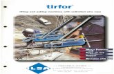TIRFOR - Industrial lifting · 2012. 9. 4. · TIRFOR T 500 /ight dut y range TfRFOR TU standard range Smaller and lighter, the TfRFOR T-500 machines are even easier to handle, whUst