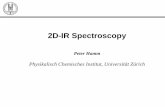 2D-IR SpectroscopyPeter Hamm Physikalisch Chemisches Institut, Universität Zürich . c al-al-NMR y X-ray The Electromagnetic Spectrum Important for analytical and mechanistic studies