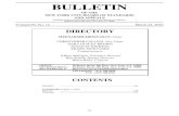 OF THE NEW YORK CITY BOARD OF STANDARDS AND ......BULLETIN OF THE NEW YORK CITY BOARD OF STANDARDS AND APPEALS Published weekly by The Board of Standards and Appeals at its office