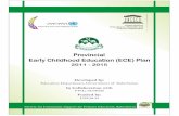 Provincial ECE Plan · 2019. 4. 18. · Irfan Ahmed Awan Managing Director SCSPEB . 3 ... Socio Economic condition ... MICS Multi-Indicator Cluster Survey MTDF (2005-10) Medium Term