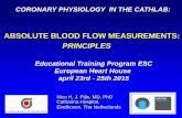 ABSOLUTE BLOOD FLOW MEASUREMENTS: PRINCIPLES...Nico H. J. Pijls, MD, PhD Catharina Hospital, Eindhoven, The Netherlands ABSOLUTE BLOOD FLOW MEASUREMENTS: PRINCIPLES CORONARY PHYSIOLOGY
