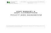 ANTI-BRIBERY & ANTI-CORRUPTION POLICY AND HANDBOOK · 2020. 6. 22. · anti-bribery & anti-corruption policy and handbook effective date: apr 2020 p a g e 1 | 28 table of content