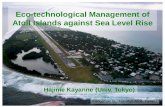 Eco-technological Management of Atoll Islands against Sea Level … · 2018. 4. 3. · Change in land-use pattern in Fongafale Is. Over the central depression area, 1896:Swamp and