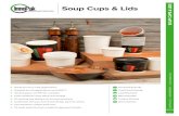 Soup Cups & Lids SOUP CUPS & LIDS - Inno-Pak, Inc.Inno-Pak, LLC • 1.800.INNOPAK • 11/16 12 oz. Soup Cup w/Wht Lid 191676895 u Stock Material: SBS Description: Combo Pack Size: