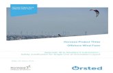 Hornsea Project Three Offshore Wind Farm · 2019. 3. 27. · Checked by Karma Leyland Approved by Andrew Guyton Title Safety Justification for Single Line of Orientation Layout PINS