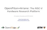 OpenPiton+Ariane: The RISC-V Hardware Research Platform...Red Hat 6.6, 7 SimulatorSynopsys VCS vcs_mx_L-2016.06 Mentor ModelSim 10.6b Verilator 4.014 FPGA Xilinx Vivado 2018.2 ASIC