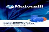 PERFORMANCE & DIMENSIONAL DATA - Motorellimotorelli.co.za/wp-content/uploads/2019/03/Motorelli... · 2019. 3. 25. · Aluminium Dimensions 16 - 17 Performance Data and Dimensions