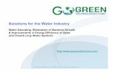Solutions for the Water Industry - GoGreen Technologies Inc.gogreentechcorp.com/wp-content/uploads/2015/11/Water... · 2015. 12. 16. · Solutions for the Water Industry Water Descaling,