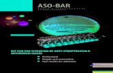 Kit for the titration of anti-streptolysin o antibodies (aslo)...ASO-BAR p art nr: e M r 04125-490-2010/00 en Please contact your sales representative for product availability in your