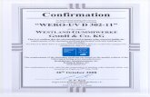 FOGRA blue test label - WERO-UV D302-11 - FOGRA black ......manroland AG This confirmation is only valid for the composition of printing roller material which was presented to Fogra