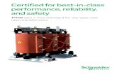 Certified for best-in-class performance, reliability, and ... · Trihal is a best-in-class range of dry-type cast resin transformers, rated from 100 kVA up to 15 MVA, with insulation