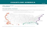 Coastline America - Census.gov · 2021. 1. 13. · COASTLINE AMERICA Geographic Extent Coastline counties of the United States are deﬁned as counties within the 50 states and the