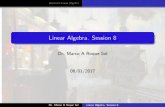 Linear Algebra. Session 8 - Texas A&M Universityroquesol/Math_304_Fall_2017...Session 8 Abstract Linear Algebra Range and kernel. Matrix transformations. Matrix of a linear transformation.