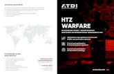 HTZ WARFARE - ATDI · 2020. 5. 12. · htz warfare is the most powerful software for. telecom defense dedicated to fixed and mobile communication network planning, spectrum management,