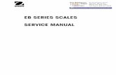 EB SERIES SCALES SERVICE MANUAL - Test Equipment Depot › ohaus › pdfs › eb-series-service.pdfCell Assembly with Frame, Lead Acid Rechargeable Battery, Display PC Board with LCD