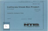 1973 - Steam Bus - CALIFORNIA STEAM BUS PROJECT: FINAL …libraryarchives.metro.net/DPGTL/steambus/1973-california... · 2012. 2. 28. · PB rUIAL REPORT --SURVEYS 1. patron Attitudes