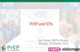 PrEP and STIs · 2019. 10. 16. · • All STIs and rectal chlamydia still up, but by less (21% and 38% in PrEP-naive) • Gonorrhoea diagnoses almost the same once more tests taken