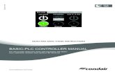 BASIC-PLC CONTROLLER MANUAL · 6 Basic-PLC controller 3 Basic-PLC controller The Condair desiccant dryers can be fitted with our new PLC controller. The control configuration Basic-PLC