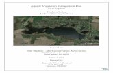 Dewart Lake Aquatic Vegetation Management › gf2.ti › f › 329890 › 8399525...Tables 1, 2, and 3 show treatment h istory summaries for EWM, Phragmites, and SSW at Hudson Lake.