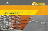 WATERPROOFING REMEDIALdocshare01.docshare.tips/files/31809/318098573.pdf · and sealants category including Fevicol, M-seal and Fevikwik where Fevicol has become synonymous with adhesives