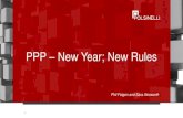 PPP New Year; New Rules - sftp.polsinelli.com › webinar › SBA PPP1 and...PPP2 loans, except that the affiliation waiver for businesses with a NAICS code beginning with 72 applies