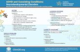 ADHD and Coexisting Conditions - CHADD - Improving the lives of people affected by ADHD · 2020. 6. 16. · ADHD and Coexisting Conditions: Neurodevelopmental Disorders This infographic