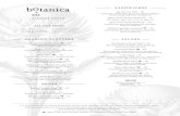 SAND WICHE S - Botanica · 2020. 11. 30. · Botanica’s ginger flower pesto, chicken, parmesan cheese Strozzapreti Aglio Olio – 34 Sautéed turkey ham, spinach, poached egg, and