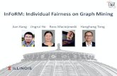 InFoRM: Individual Fairness on Graph Miningjiank2.web.illinois.edu/files/kdd20/inform_slides.pdf · 2020. 9. 22. · Algorithmic Fairness in Machine Learning •Goal:minimize unintentional