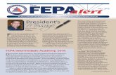 President’s Message - FEPA CERTIFICATION Fall 2015 Final.… · don’t know, CSEEP is a partnership between FEMA and the U.S. Department of the Army that provides emergency preparedness