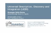 Universal Description, Discovery and Integration (UDDI)unina.stidue.net/Applicazioni Telematiche/Materiale/Della... · 2011. 1. 28. · » UDDI permette di usare due tipi di tassonomie