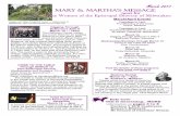 March 2017 Mary & Martha’s Message - Constant Contactfiles.constantcontact.com/436a0e9e001/f436181b-d...1519 Elmwood Rd, Lansing, MI 48917 April 28 – April 30, 2017 (Friday –