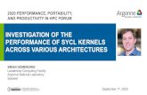 INVESTIGATION OF THE PERFORMANCE OF SYCL KERNELS … · 2020. 9. 9. · –OpenCL + SPIRV for SKX and Gen9 –OpenCL + PTX for V100 15. ARCHITECTURES §SKX –Intel Xeon Platinum