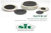 SITEXSITEX® Zahnkupplung kann sowohl horizontal als auch vertikal eingebaut werden. Die Umgebungstemperatur kann zwischen - 25 C und + 90 C, kurzfristig bis + 125 C betragen. Die