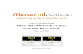 Mimer Virtual Network Interface - LS Elektronik · 2020. 6. 23. · ED137 is a SIP based protocol that gives audio and PTT functionality. ED137 is a de-facto standard frequently used