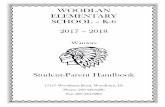 WOODLAN ELEMENTARY SCHOOL – K-6 2017 – 2018 · 2017. 9. 6. · 2017 – 2018 Warriors Student-Parent Handbook 17 117 Woodburn Road, Woodburn, IN Phone: 260 -446 -0280 Fax: 260