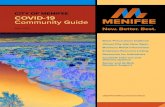 CITY OF MENIFEE COVID-19 Community Guide · 2020. 12. 31. · CITY OF MENIFEE COVID-19 Community Guide April 2020 Basic Precautions Outlined Virtual City Hall Now Open Business Relief