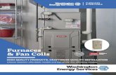 Furnaces & Fan Coils · 2020. 12. 2. · Gas Valve: Single-stage Capacity: 26k - 135k BTUH 5/10 −FEATURES Filter cabinet allows for easier filter changes Insulated cabinet for quieter