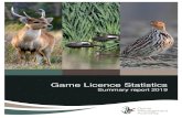 Game Licence Statistics - Game Management Authority...Section 22A of the Wildlife Act 1975. Commercial Wildlife Game Bird Farmer Licences A Game Bird Farmer Licence authorises the