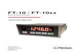 FT-10 / FT-10xx...FT-10 Smart Process Indicator, Technical Manual, Rev. 2.3, February 2017 Page 7 of 100 3.3 Specifications: Common Specifications Accuracy Accuracy class III EU Type