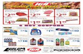 Family Pack Meat Sale - Grocery Website...Rotel Diced Tomatoes w/Chiles 10/$10 10 oz. Selected Varieties Dei Fratelli Canned Tomatoes or Tomato Sauce 10/$10 28 oz GAL JUG 12-16 oz