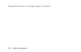 AppleScript Language Guide · 2013. 11. 26. · script ,,. ...